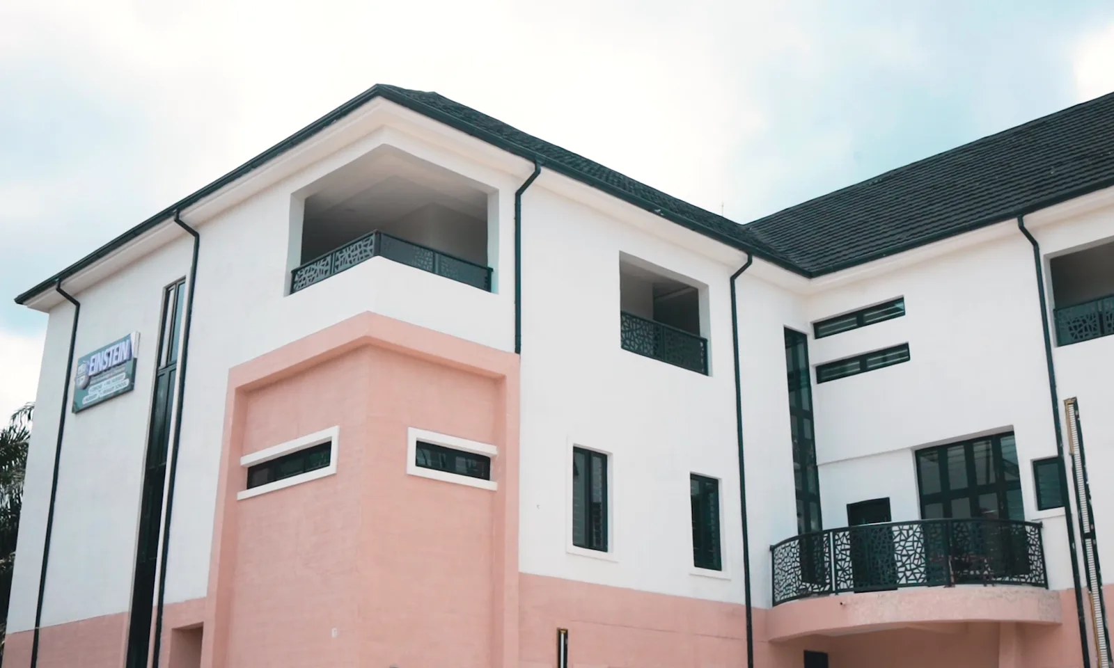 The Einstein High School building